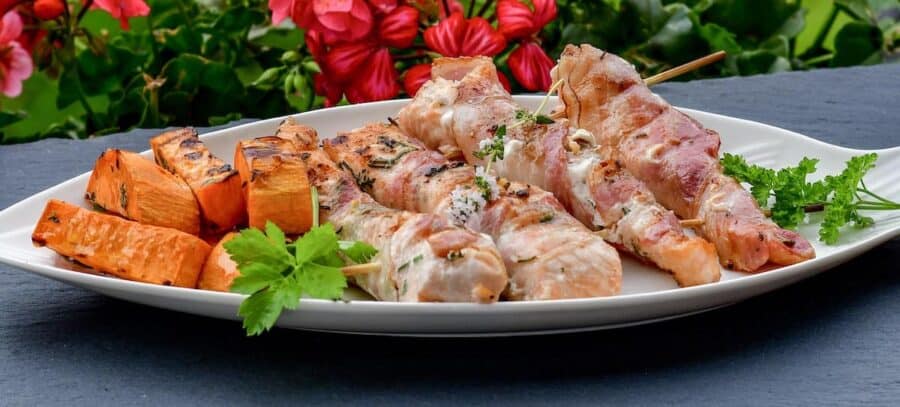 Kepti Lašišos Ir Saldžių Bulvių Vėrinukai 7
